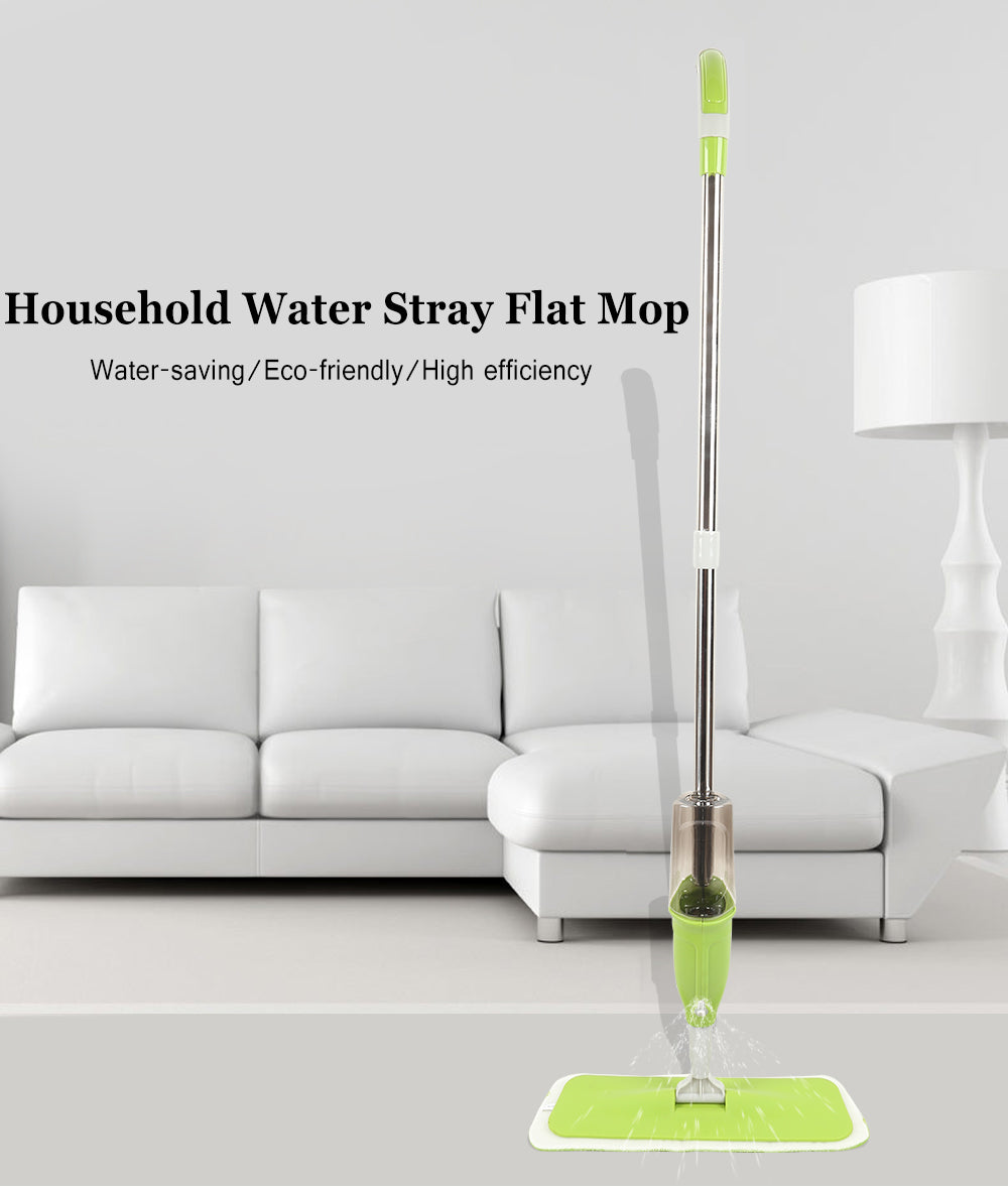 Household Flat Floor Mop Micro Fiber Spray Mop Cleaner Water Spraying Flat Mop Head Home Cleaning Tool