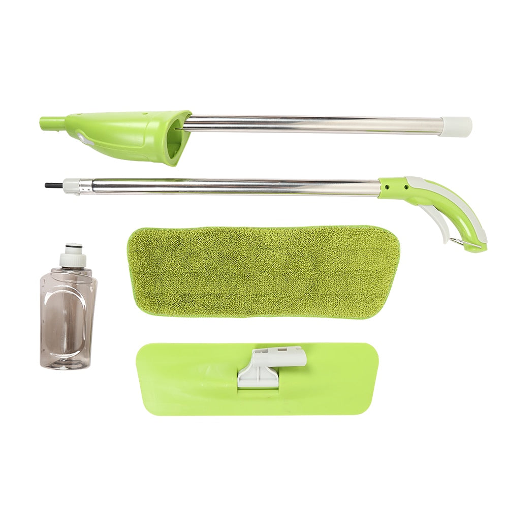 Household Flat Floor Mop Micro Fiber Spray Mop Cleaner Water Spraying Flat Mop Head Home Cleaning Tool