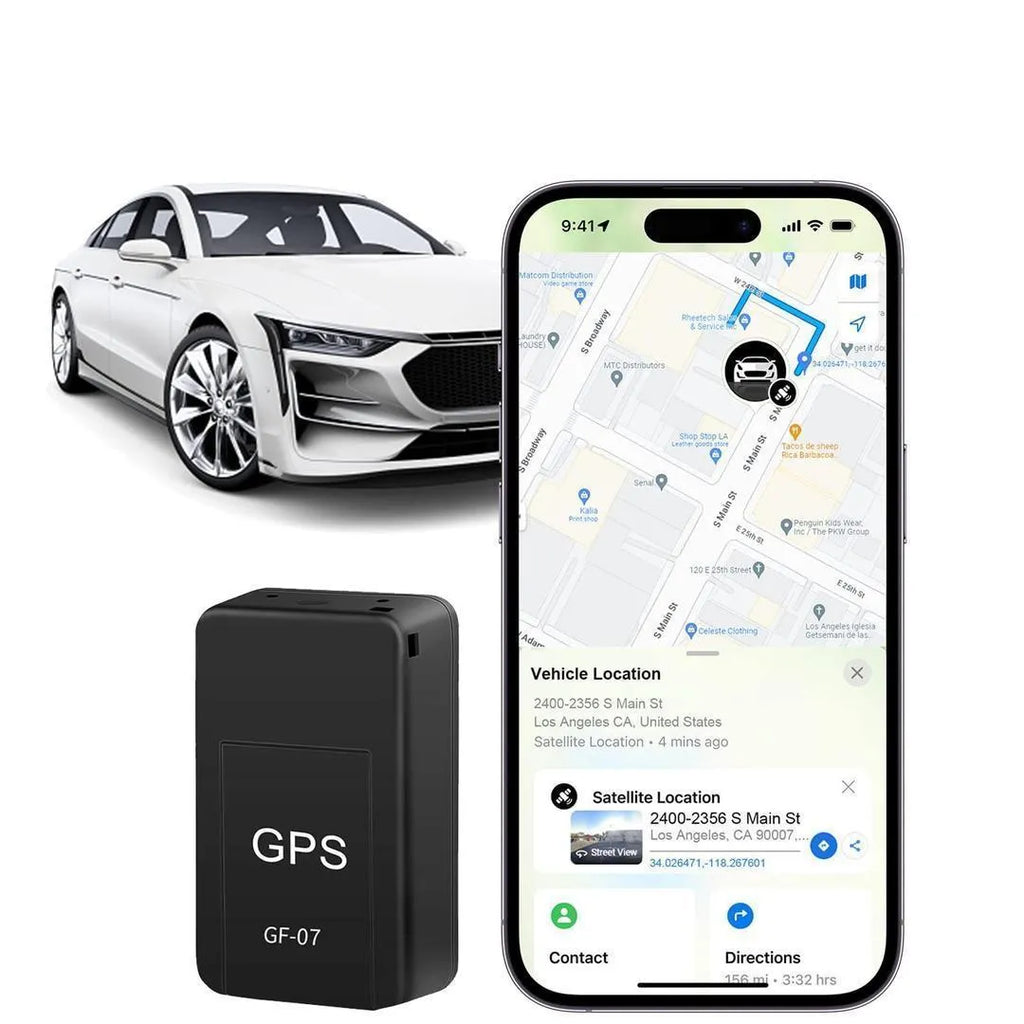 GPS Tracker device black small ABS plastic
