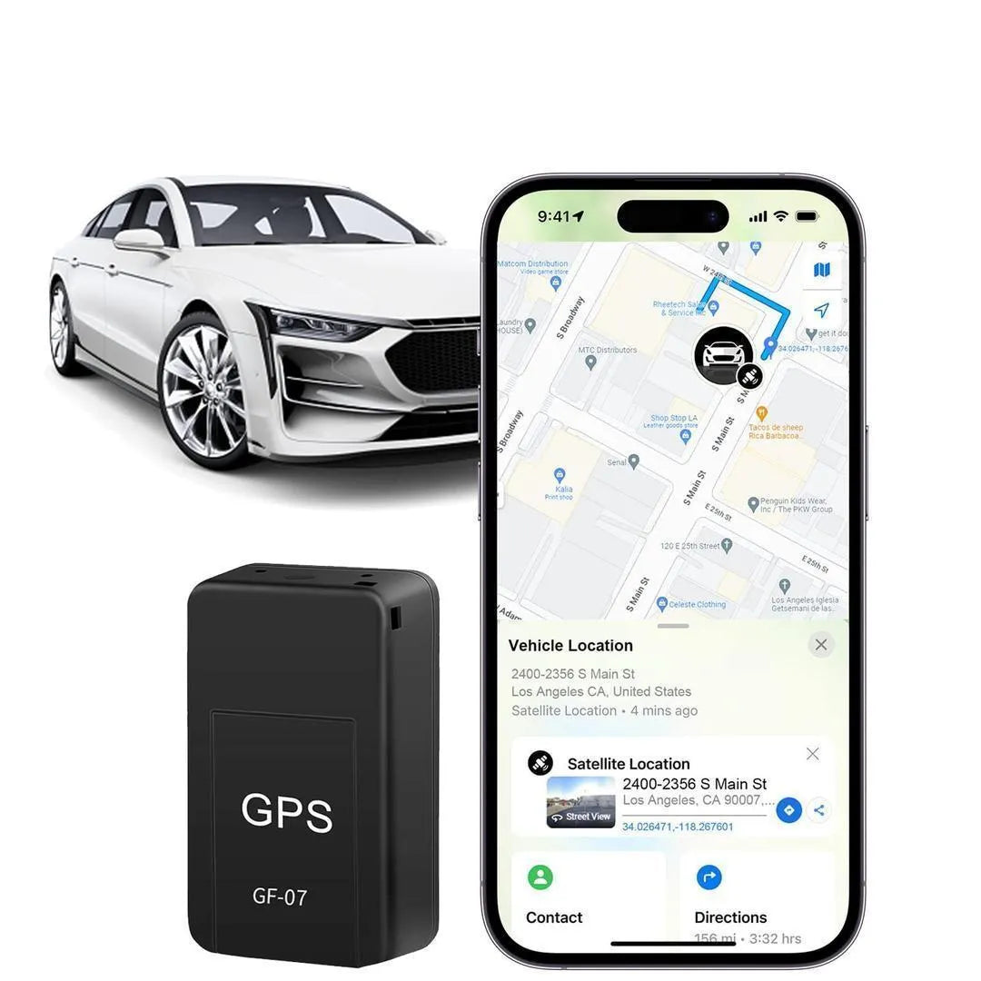 GPS Tracker device black small ABS plastic