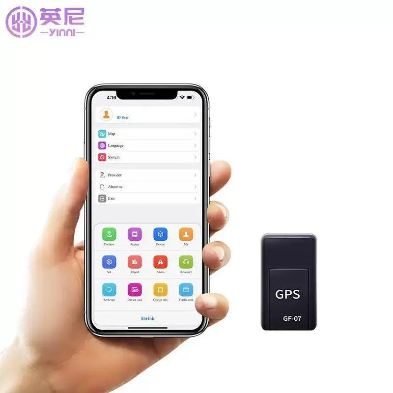 GPS Tracker device black small ABS plastic