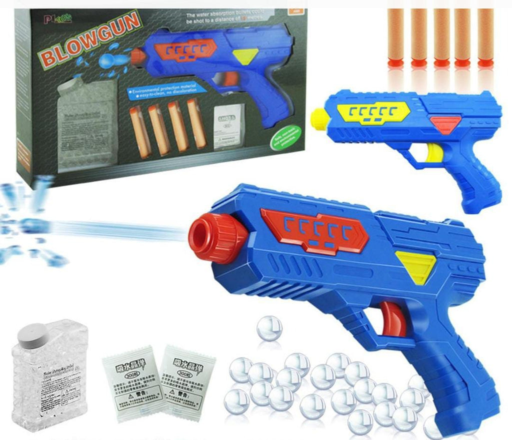 2-in-1 Kids Toy Gun | Soft Dart & Water Ball Shooter | Safe Non-Toxic Summer Toy