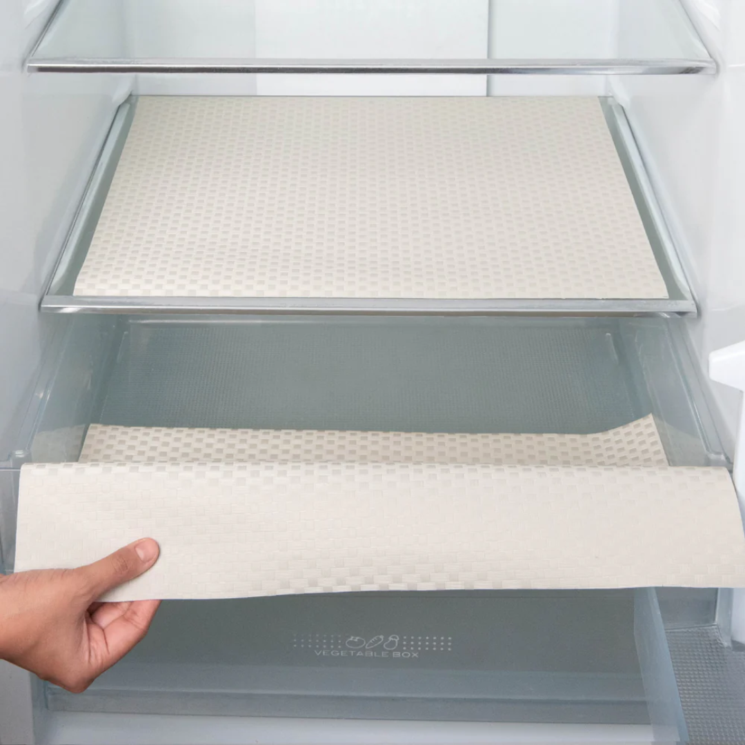 PVC Fridge Shelf Liner (45x150cm) | Anti-Slip Refrigerator Drawer Mat