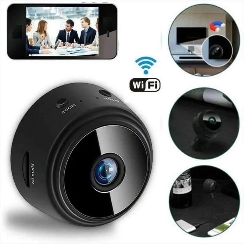 1080p Wireless Surveillance Camera Black 30m Range