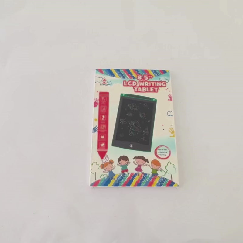 8.5-Inch Multi-Color LCD Writing Tablet | Reusable Drawing & Note-Taking Tool for Kids | Random Colors